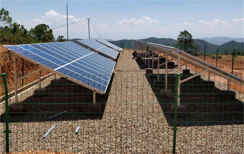 31.8KWp太陽能光伏提灌系統。